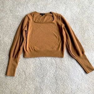 Banana Republic tan sweater size small.